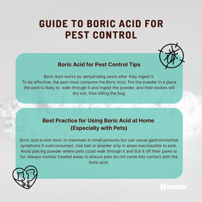 Boric Acid Powder Bucket - High Purity Fully Soluble Granules - Pest Ant Bulk
