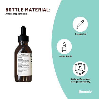 Kemmie 100ml DMSO Liquid 99.9% - Pure USP Grade Dimethyl Sulfoxide Dropper