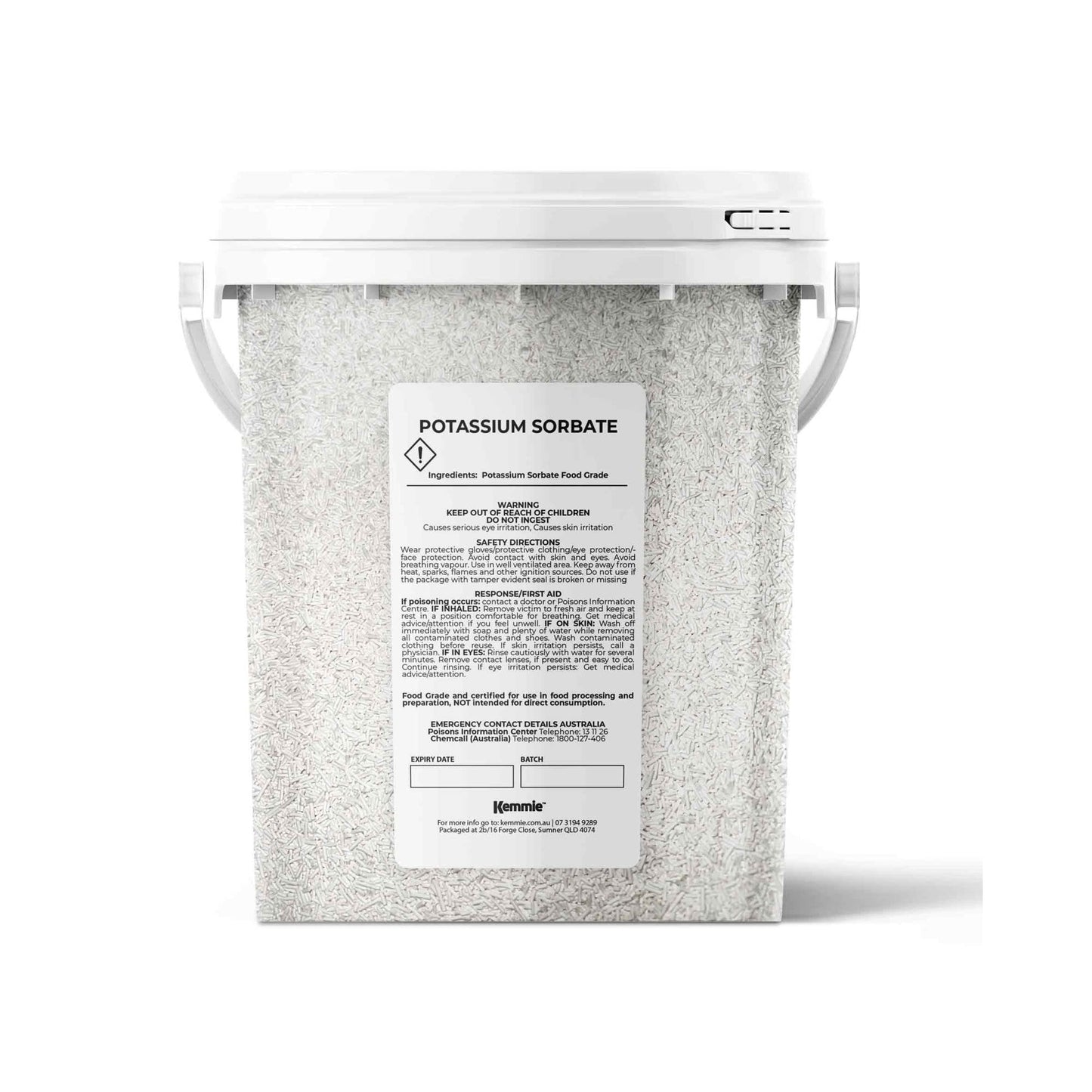Kemmie 500g Potassium Sorbate Granules E202 Preservative Cosmetic Brewing Tub