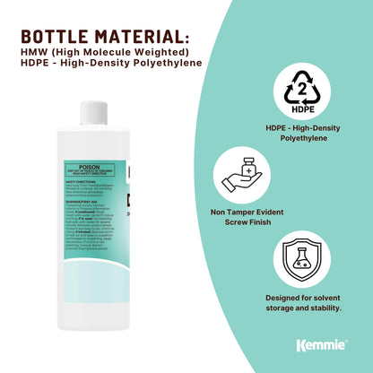 Kemmie DMSO Liquid 99.9% Pure - USP Grade Dimethyl Sulfoxide Solvent