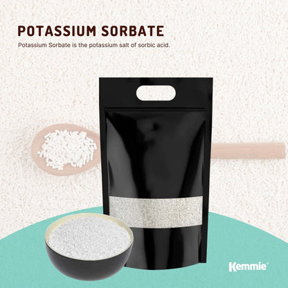 Kemmie Potassium Sorbate Granules E202 Preservative Cosmetic Brewing
